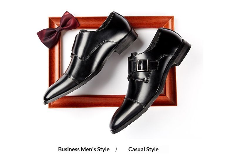 wangjia Japanese Style 2024 New Genuine Leather Business Men British Formal Gentleman Single Office Professional Wear Wedding_voghion.com