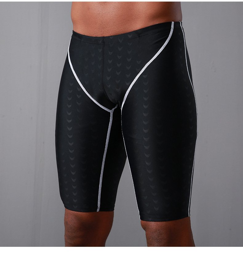 Quick drying 5-point swimsuit, pants, men's anti awkwardness large flat angle new swimming equipment set_voghion.com