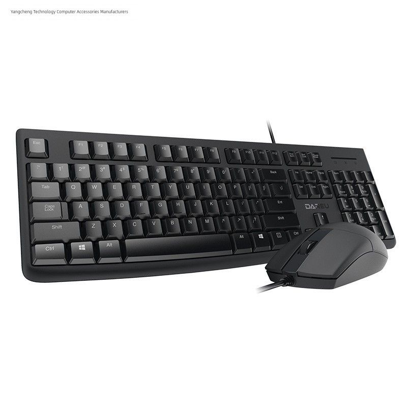 Ensemble clavier et souris filaires ergonomiques Dearyou Lk185t pour la maison, le bureau, l'ordinateur portable, le bureau, neutre_voghion.com