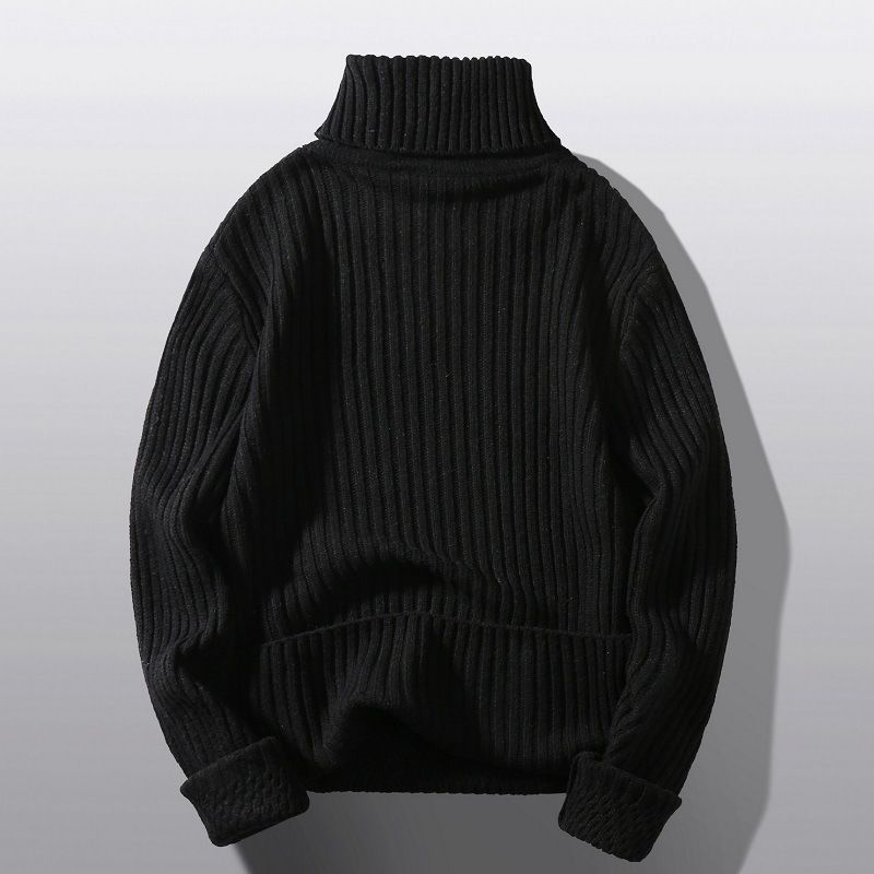 Men's Autumn And Winter Men's Sheep Wool Thickened Turtleneck Sweater_voghion.com