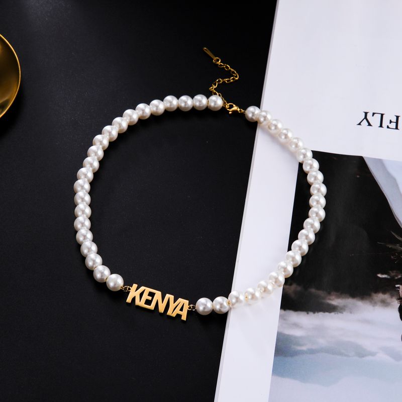 2025 Nuovi arrivi Sipuris Collana girocollo in acciaio inossidabile personalizzata con nome personalizzato per donne Elegante regalo per fidanzata Nuovo_voghion.com