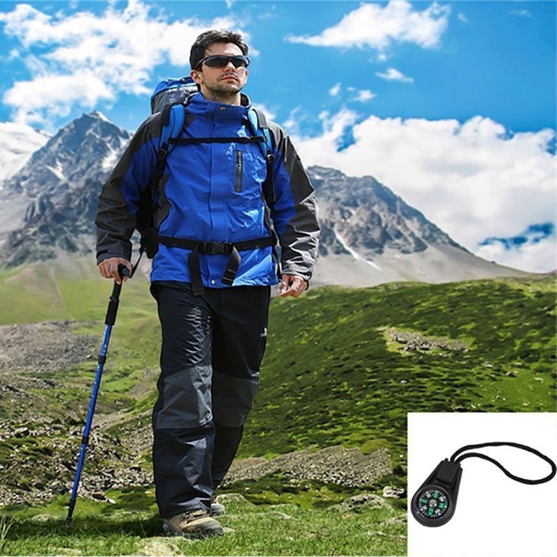 Mochila portátil cordão multifuncional bússola de orientação ao ar livre chaveiro equipamento de montanhismo_voghion.com