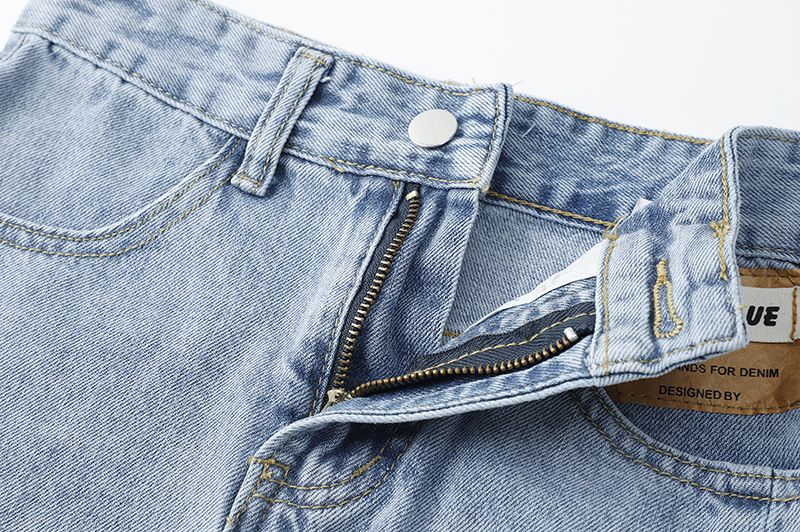 Women's Clothing High Waist Petite Side Slit Denim Skirt Women's Summer 2021 New Slim Mid Length Hip Wrapped A Line Skirt Trend_voghion.com