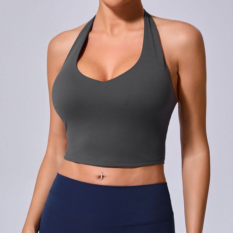 Gilet da yoga per donna, con imbottitura in memory foam, per corsa e fitness, con assorbimento degli urti, dimagrante e ad asciugatura rapida, aderente, per lo sport sulla schiena._voghion.com