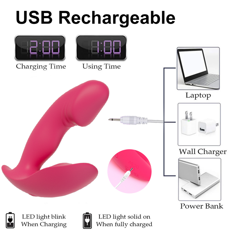 Dildo APP e vibratore remoto senza fili che si dimena, mutandine vibranti Bluetooth indossabili, giocattoli sessuali per donne C_voghion.com
