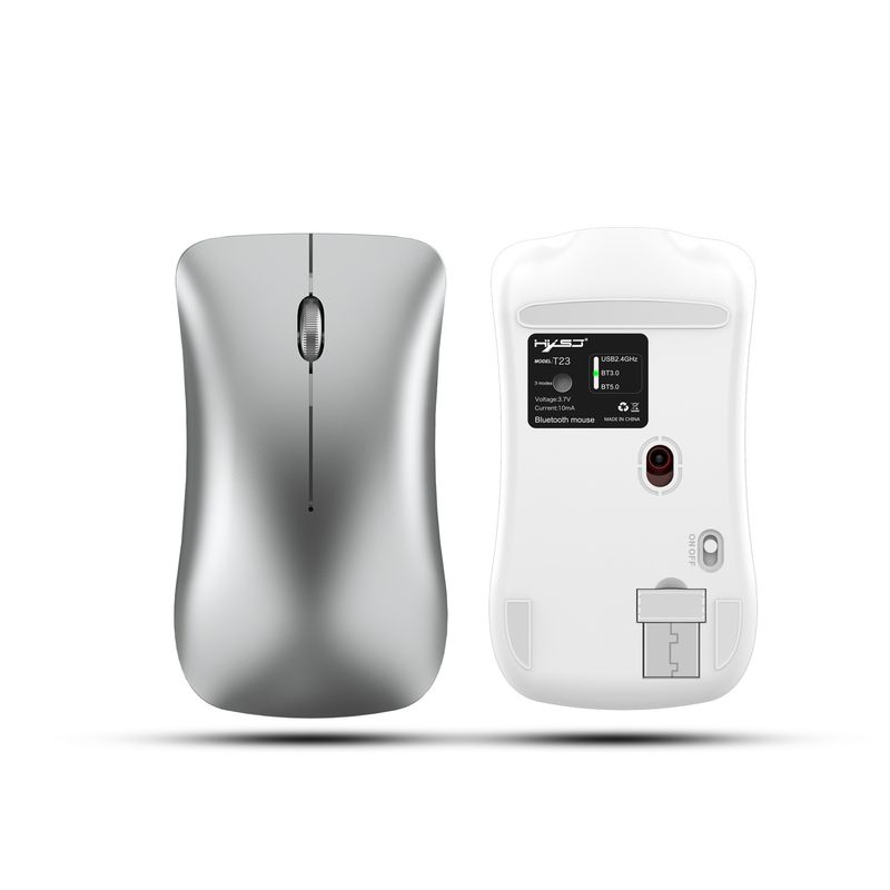 The third mock examination Bluetooth 2.4G rechargeable suitable for office games mute wireless mouse_voghion.com