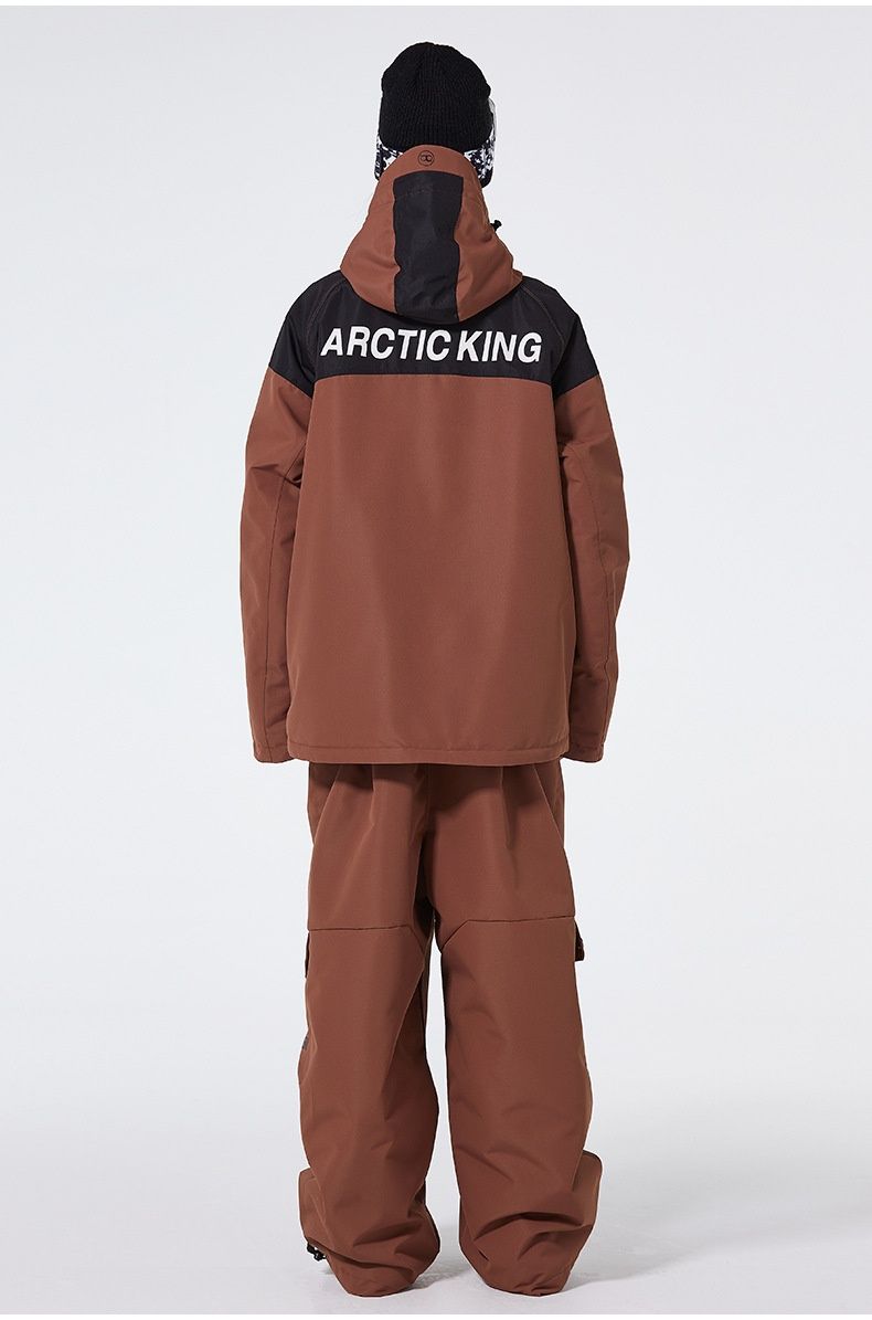 001 ARCTIC KING Completo da Snowboard per Uomo e Donna Giacca e Pantaloni da Sci Impermeabili e Caldi Invernali Stile Transfrontaliero_voghion.com