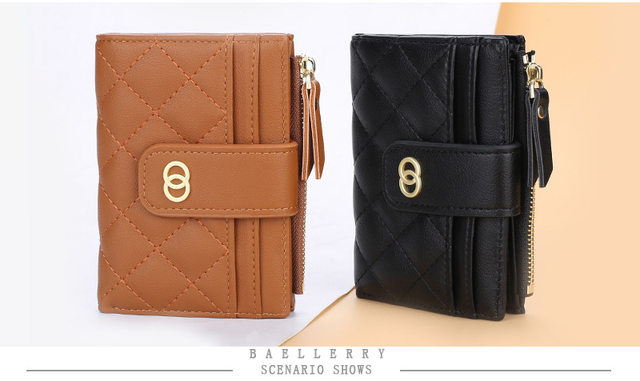 New Women Wallets Fashion PU Leather Top Quality Female Purse Short Card Holder Brand Wallet For Women_voghion.com
