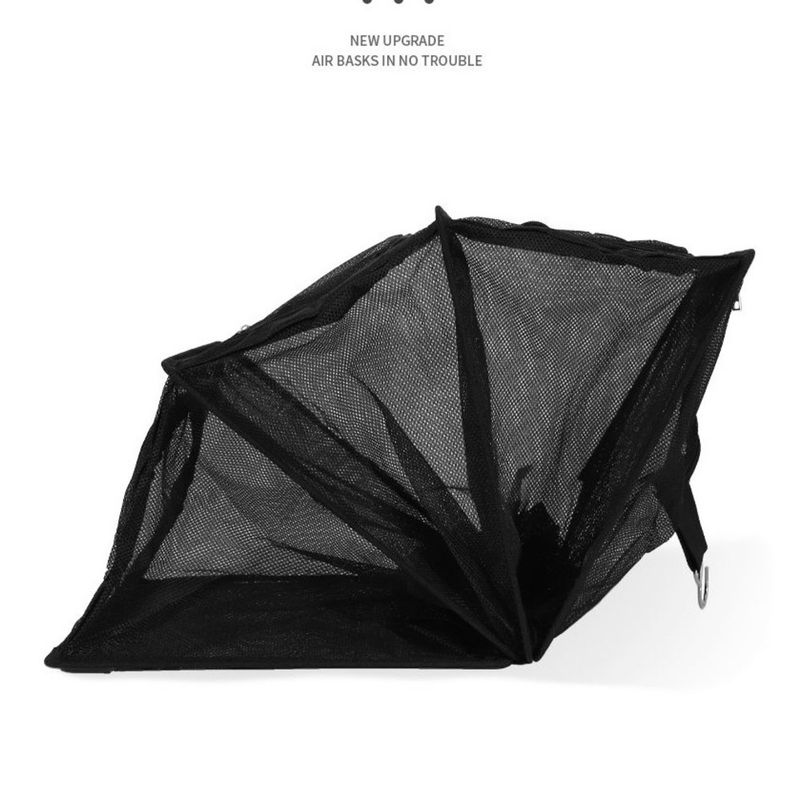 Outdoor Multifunctional Folding Fish Camping Fruit Vegetable Clothes, Hanging Drying Net, With Bracket To Prevent_voghion.com