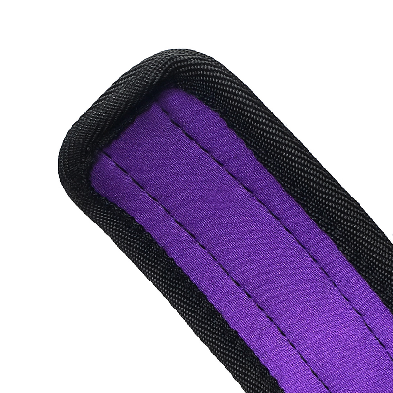 SM embossed printed sponge bed binding with female slave hand and foot cuffs bondage sex toy_voghion.com
