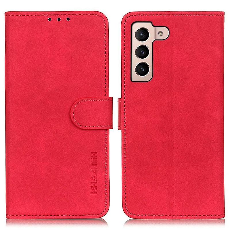 Cell Phone Cover For Samsung Galaxy S23,Wallet Case Retro Texture Viewing Stand Phone Shell_voghion.com