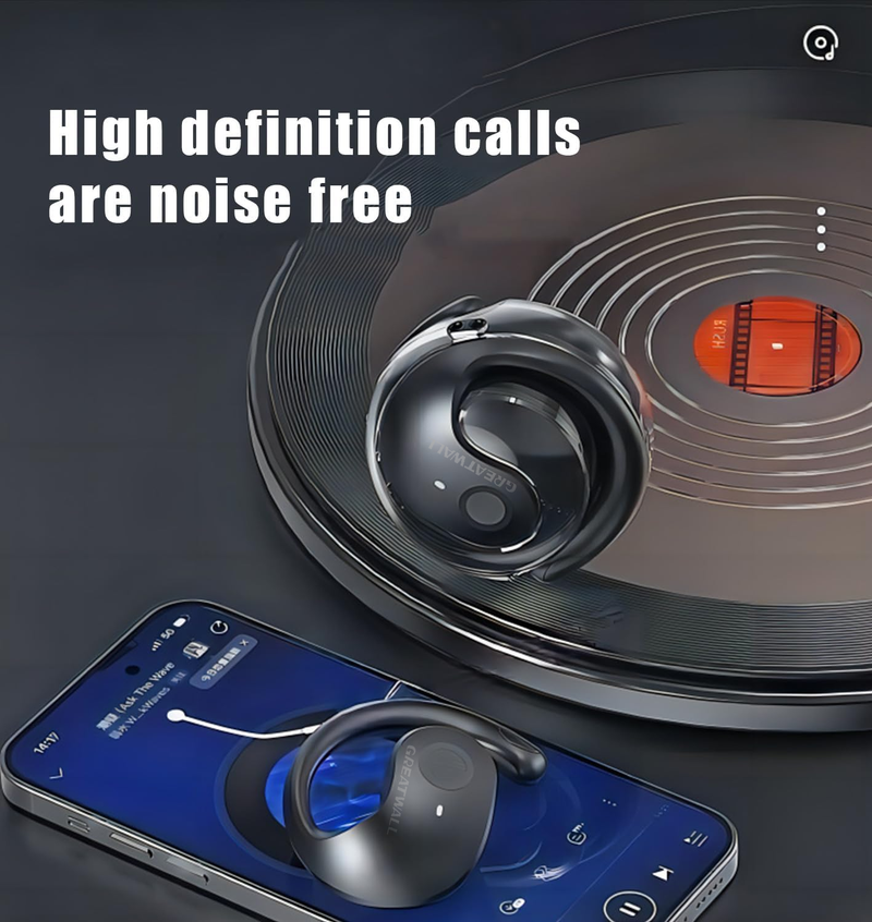 GREATWALL Kabellose HD-Stereo-Ohrhörer, wasserdicht, Bluetooth-Mikrofon 5.4, intelligente Touch-Steuerung_voghion.com