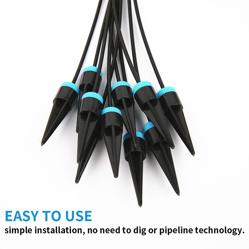 10 Nozzles Drip Irrigation System 1.6M Automatic Watering Hose Irrigation Devices for Garden Vegetable Patch Greenhouses Flower_voghion.com