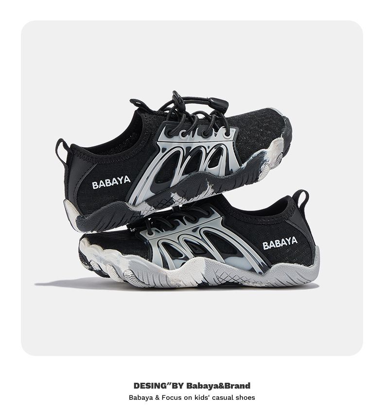 XD-YS50821 Girls' Sports Sandals, Summer New Children's Casual Breathable Running Shoes, Boys' Thin Single Mesh Shoes_voghion.com