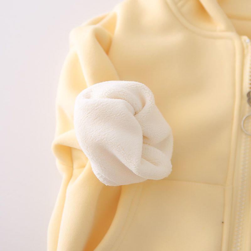Completo invernale con gilet per neonate, alla moda, in tre pezzi, foderato in pile e autunnale, da 1 a 3 anni_voghion.com