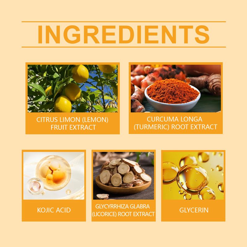 OUHOE Turmeric & Kojic Soap, Gentle Cleansing Skin Moisturizing Facial Body Care Soap_voghion.com