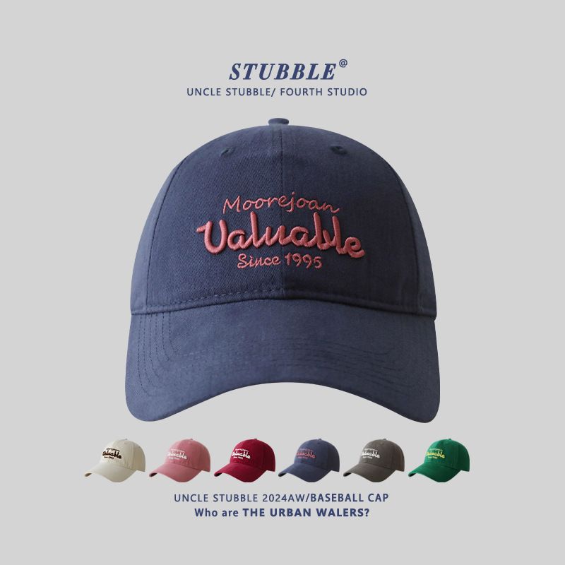 Nuovi cappelli da baseball per uomo e donna, marchio alla moda, originale, con lettera ricamata, berretto a becco d'anatra morbido in stile coreano, versatile per far sembrare il tuo viso piccolo._voghion.com