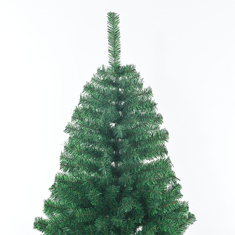 Sapin de Noël artificiel haut de gamme en PVC avec éclairage LED et branches denses - Ignifugé et écologique - Décoration de Noël pour la maison, le bureau et les commerces_voghion.com
