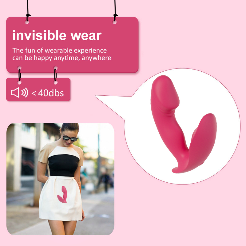 Dildo APP e vibratore remoto senza fili che si dimena, mutandine vibranti Bluetooth indossabili, giocattoli sessuali per donne C_voghion.com