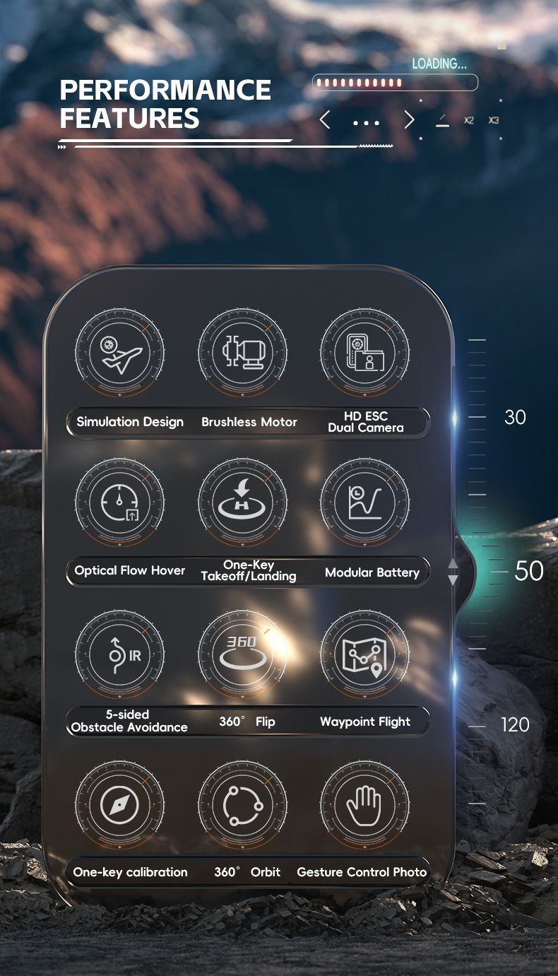 Brinquedos Inteligentes Exportação Novo Produto Simulação Modelo Helicóptero Sem Escova Transmissão Inteligente de Imagem Fotografia Aérea Aeronave Brinquedo Drone_voghion.com