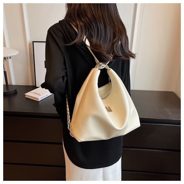 FOUR ONE einfache modische Nische vielseitige und multifunktionale Rucksack-Einkaufstasche, große Kapazität Einzelschulter_voghion.com