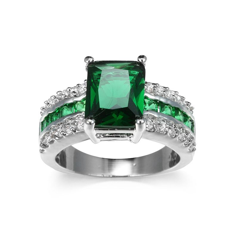 Unisex Mode Zirkon Ring Schmuck_voghion.com