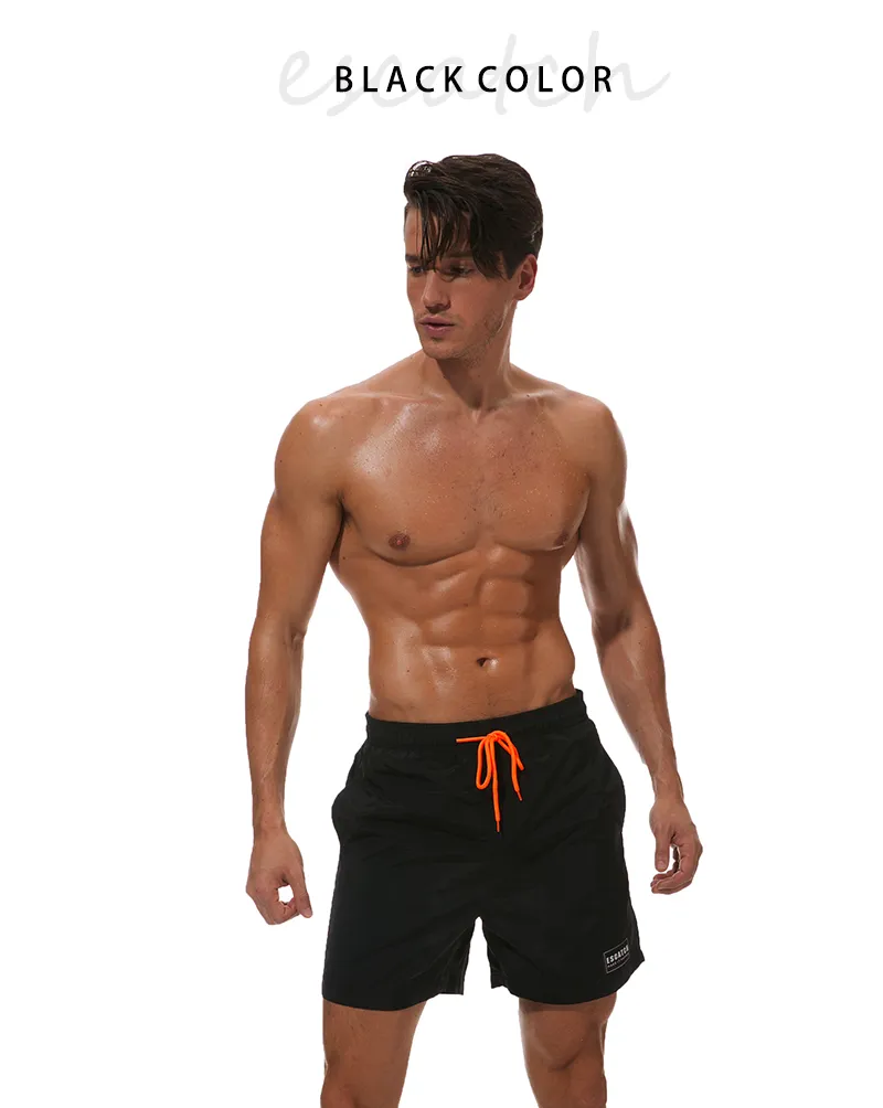 Badebekleidung, Badehose, Strand-Boardshorts, Badehose, Badeanzüge, Herren, Laufsport, Surfshorts_voghion.com