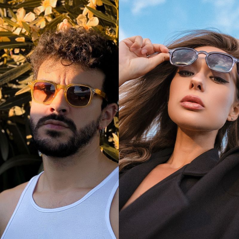 Nuovi arrivi ZENOTTIC 2024 Occhiali da sole polarizzati retrò per uomo e donna, classici quadrati vintage, protezione UV al 100%_voghion.com