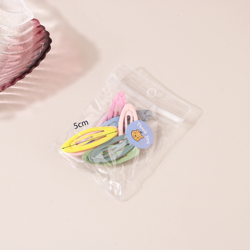 Guanyang ins style 10 bags of basic hairpins Korean version does not hurt the hair candy color cute hairpin side clip bb clip_voghion.com
