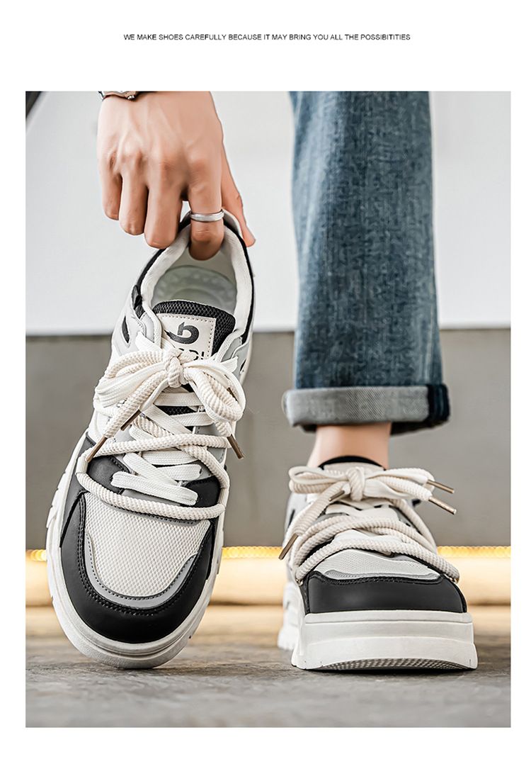 Scarpe da ginnastica estive da uomo, nuove, traspiranti, versatili, basse, sportive, casual, da papà, alla moda, bianche_voghion.com
