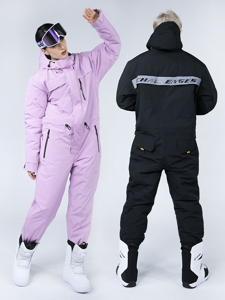 Conjunto de esquí unisex de una pieza para exteriores, resistente al frío, impermeable, resistente al viento, grueso y cálido, para ciclismo y pesca en invierno._voghion.com