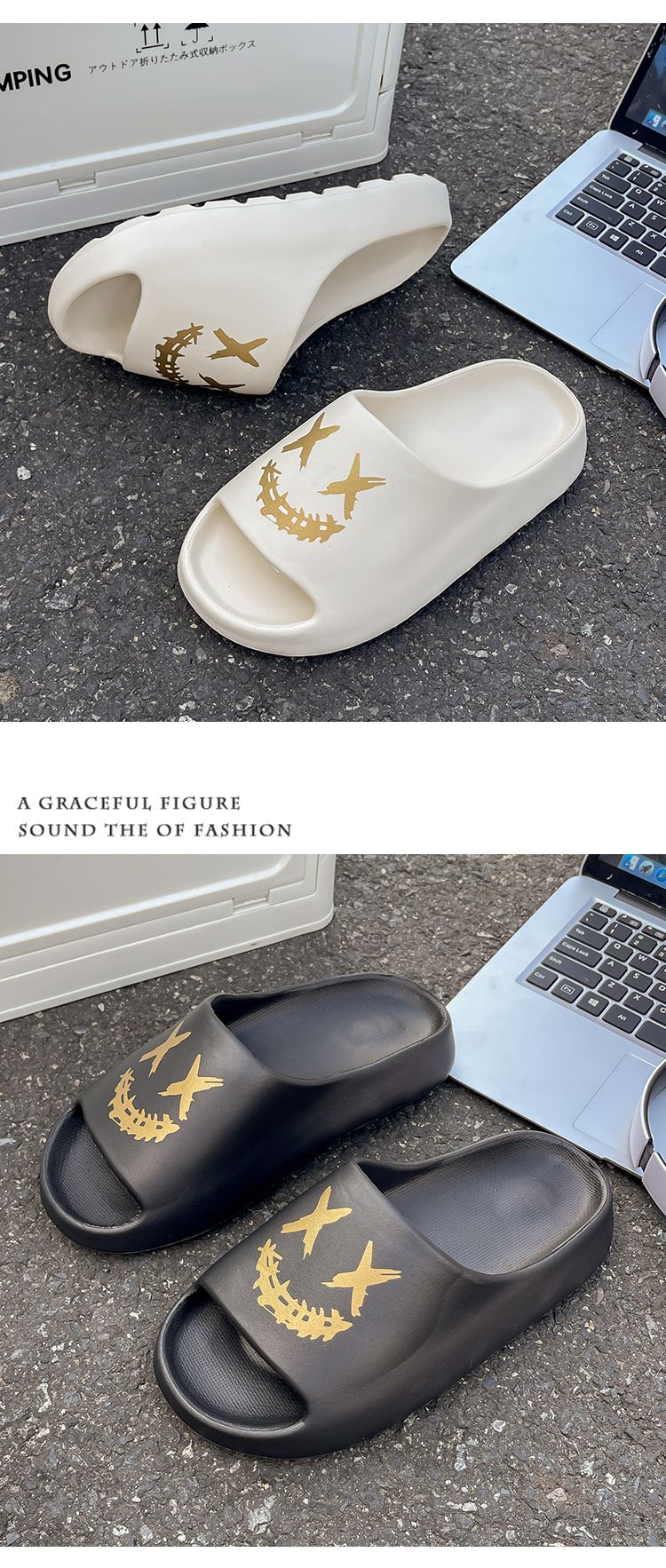 Personalized DIY Thick Soled Sandals For Women In Summer, Fashionable And Popular, Indoor And Home Use Soft Soled Beach Shoes_voghion.com