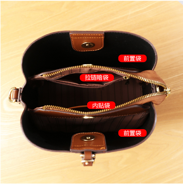 Borsa piccola Borsa da donna 2023 Borsa a tracolla monospalla da donna con borsa a secchiello in pelle morbida coreana di nuova moda_voghion.com