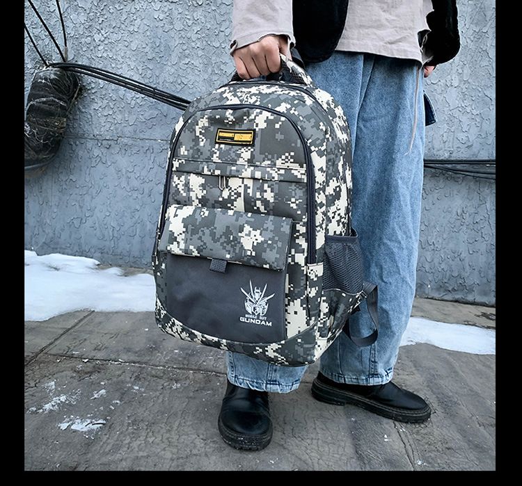 Mochila tática para homens e mulheres - Mochila militar grande de 35L com compartimento para laptop, tecido Oxford impermeável, design antirroubo para viagens_voghion.com