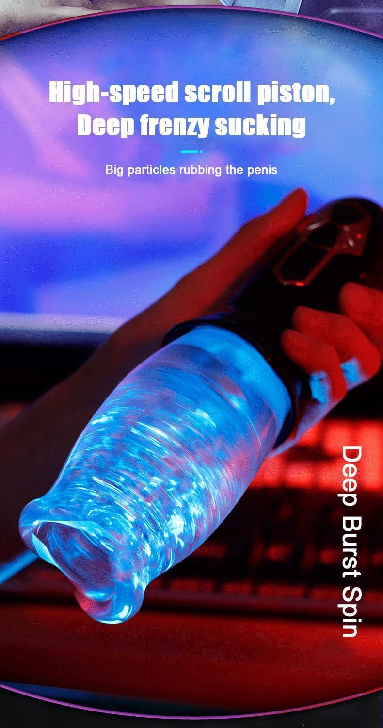 TLUDA Automatischer männlicher Masturbator Stroker Männer Sexspielzeug Schwarz_voghion.com