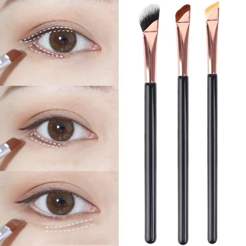 Eyeliner Sichel Nase Messerkante Make-up Flüssiger Eyeliner Ultradünner feiner schräger Winkel Flachkopf-Augenbraue_voghion.com