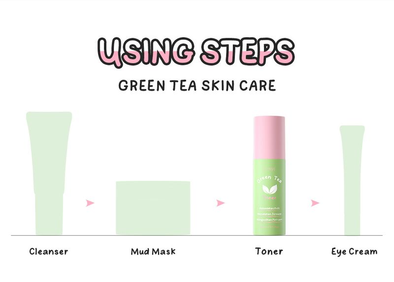 Lotion Green Tea Toner 100ml Indonesian Version Hydrating Moisturizing Skin Care Products_voghion.com