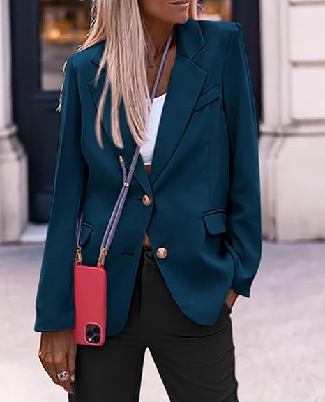 2025s 2025 Long Sleeved Small Suit New Style Temperament Professional Slim Fit Jacket Women's Clothing_voghion.com