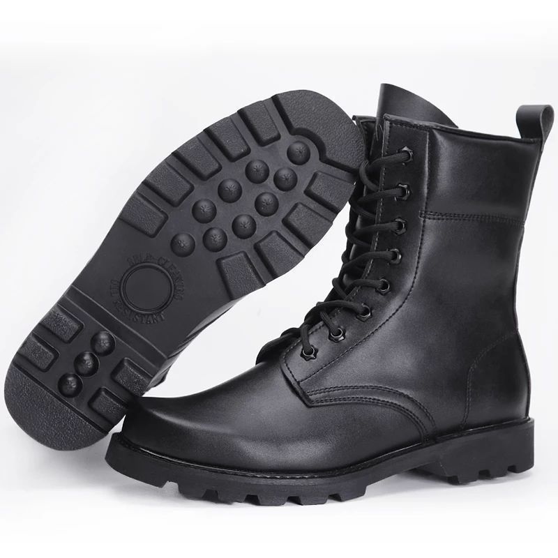 European Warm Series Outdoor Special Forces Military Training Waterproof Martin Boots Men High Top Dual-use Workwear Summer Labor Protection_voghion.com