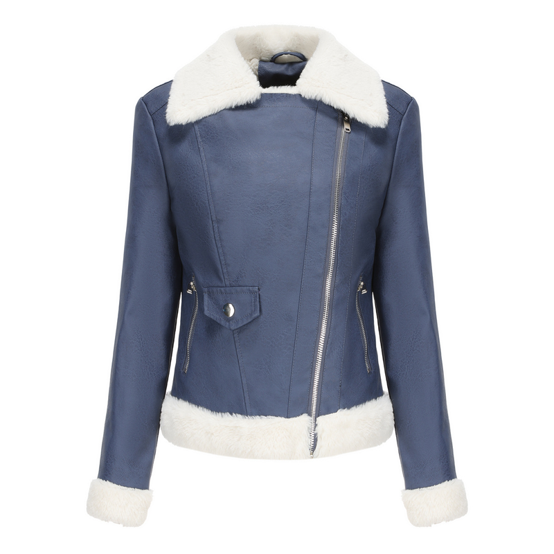 Giacca casual da pendolare termica a maniche lunghe con revers da donna_voghion.com