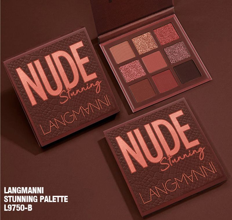 Paleta 9 kolorów Nude Eyeshadow Powder Makeup Palette Matte Shimmer Eye Pigmented Powder Make Up New Warm Earth Color Eyeshadow_voghion.com