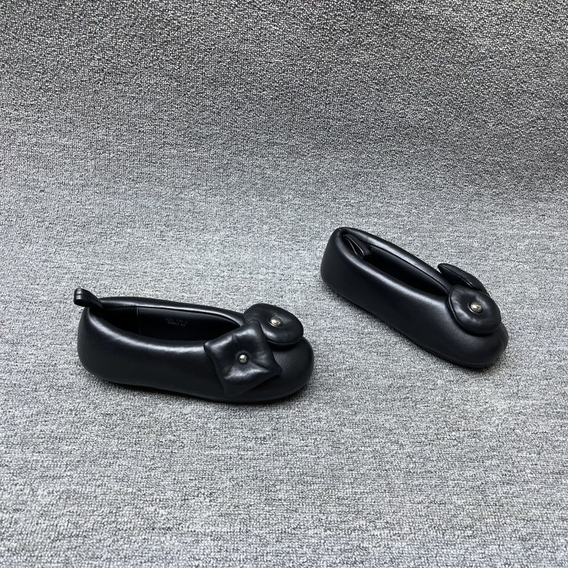 Damen 2025 Herbst Neue Europäische Echtes Leder Floral Weiche Schaffell Flache Flache Mund Oma Boot Schuhe Für Frauen_voghion.com