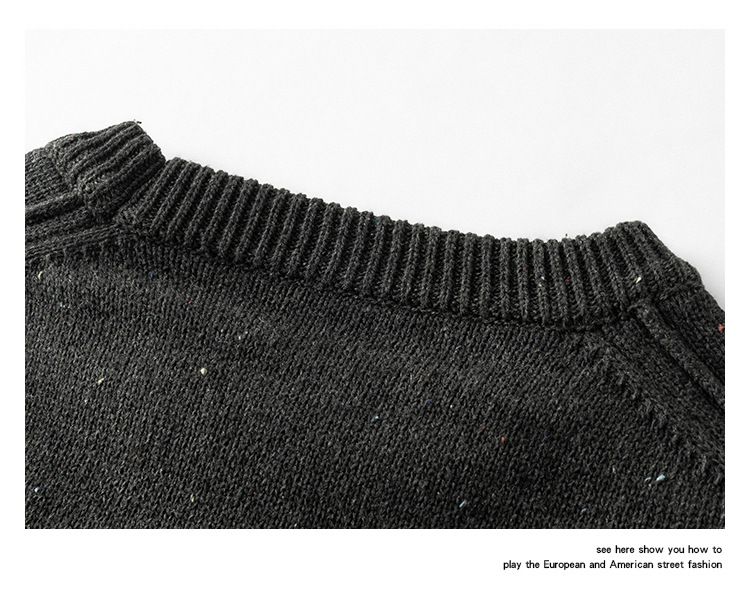 Maglione oversize a righe in maglia – Pullover unisex con trama a onde in morbido misto cotone (S-4XL, color lavanda/carbone/talpa)_voghion.com