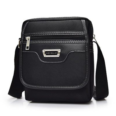 Borsa a tracolla monospalla alla moda, stile coreano, casual, da uomo, in tessuto Oxford, piccola, H201_voghion.com