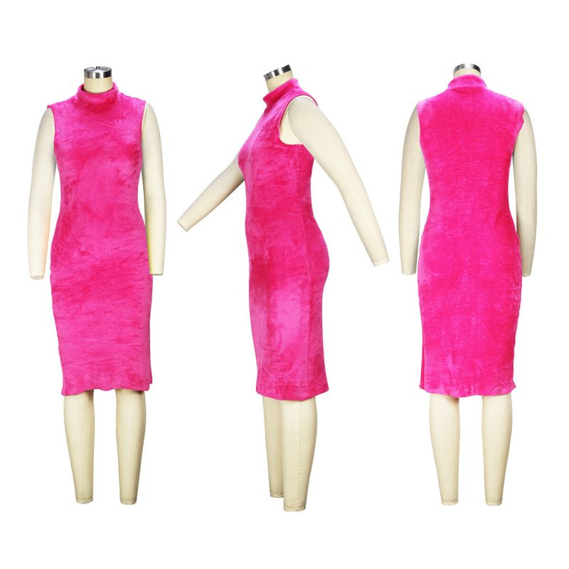Abbigliamento donna temperamento abito e cappotto due pezzi moda transfrontaliera ampio lungo cardigan velluto completo_voghion.com