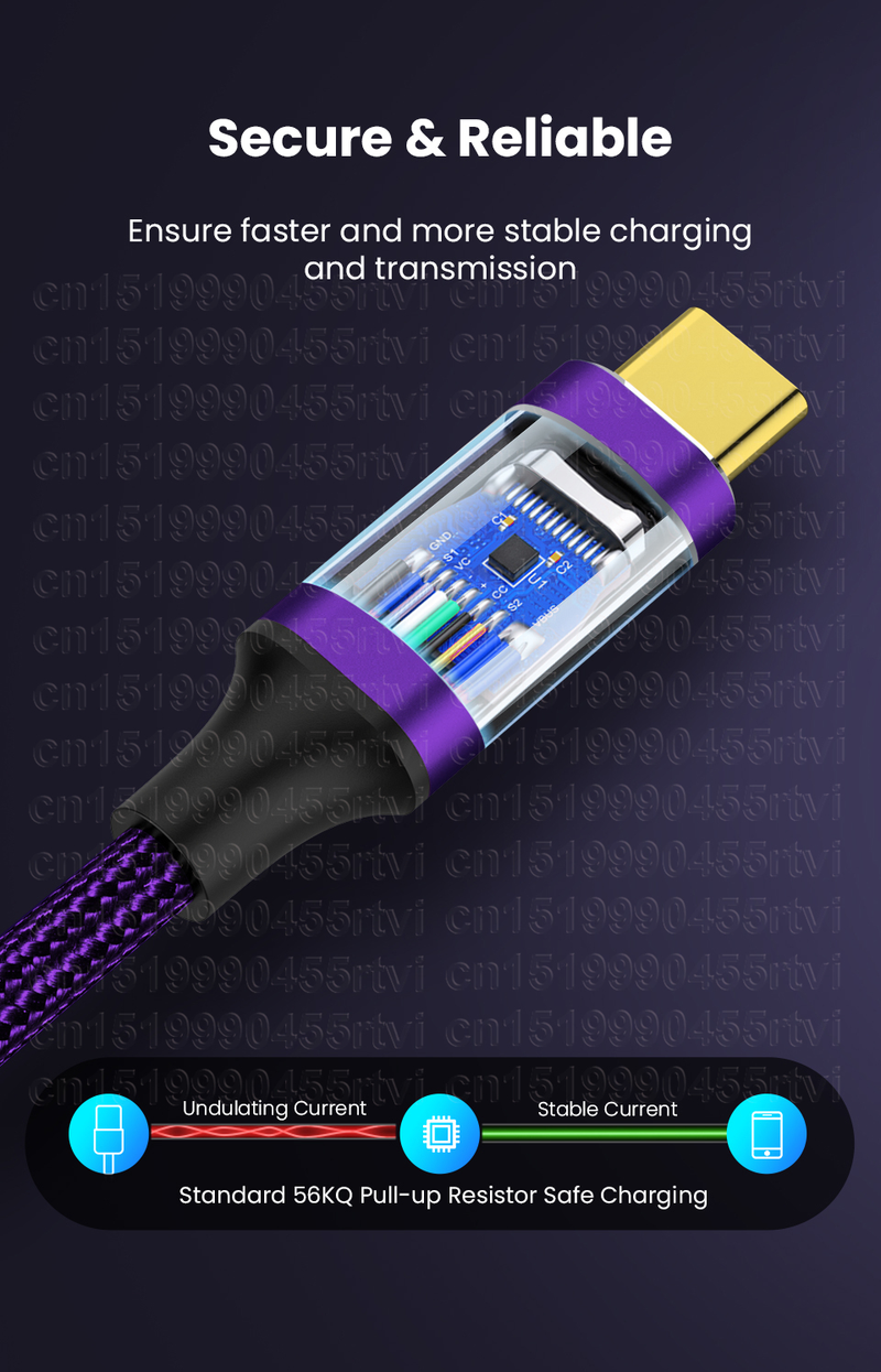 USB PD240W C-C kabelis su dviguba alkūne, 5A, greito įkrovimo laidas, skirtas PS5 ir Nintendo Switch, Galaxy Book Pro, Type-C, greitas įkrovimas_voghion.com