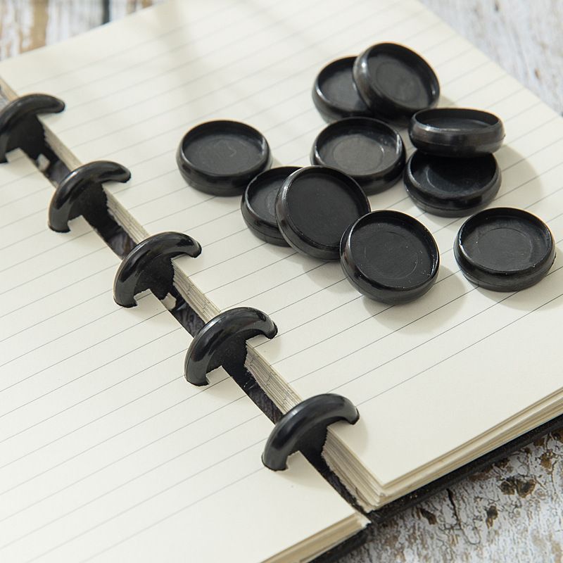 Factory direct plastic solid multi-size notebook plastic loose-leaf buckle folding plate buckle_voghion.com