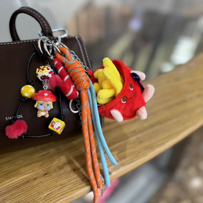 Bag Charms Plush Bag Pendant Cute Doll Pendant High Value Keychain Accessories_voghion.com