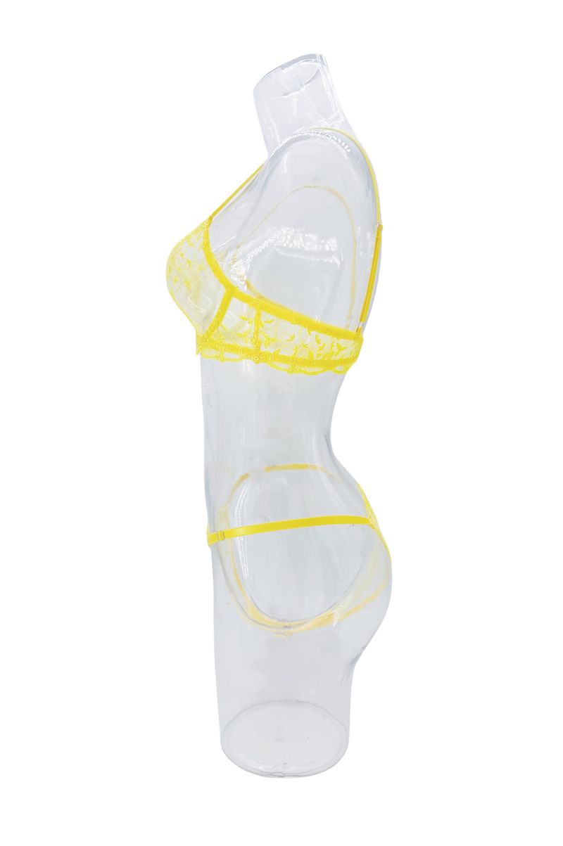 Kajiano Cross Border Foreign Trade Autumn New Mesh Embroidery Perspective Sexy Niche Design Emotional Fun Suit With Steel Ring_voghion.com