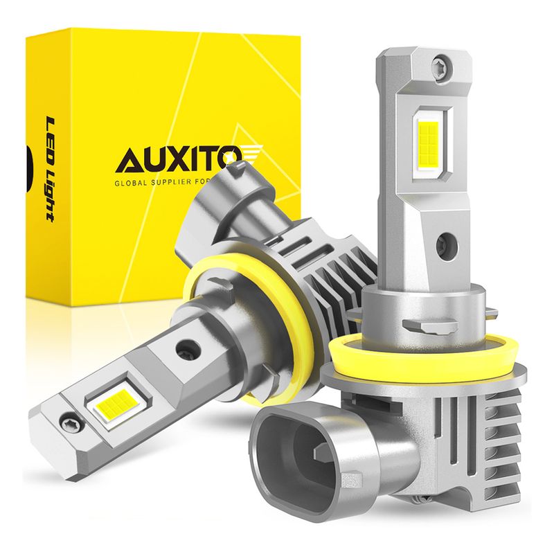 AUXITO 2 pezzi H8 H11 lampadine per fari 16000LM 9005 HB3 9006 HB4 H16 JP H9 LED fendinebbia Super Br 6500K bianco per automobile_voghion.com